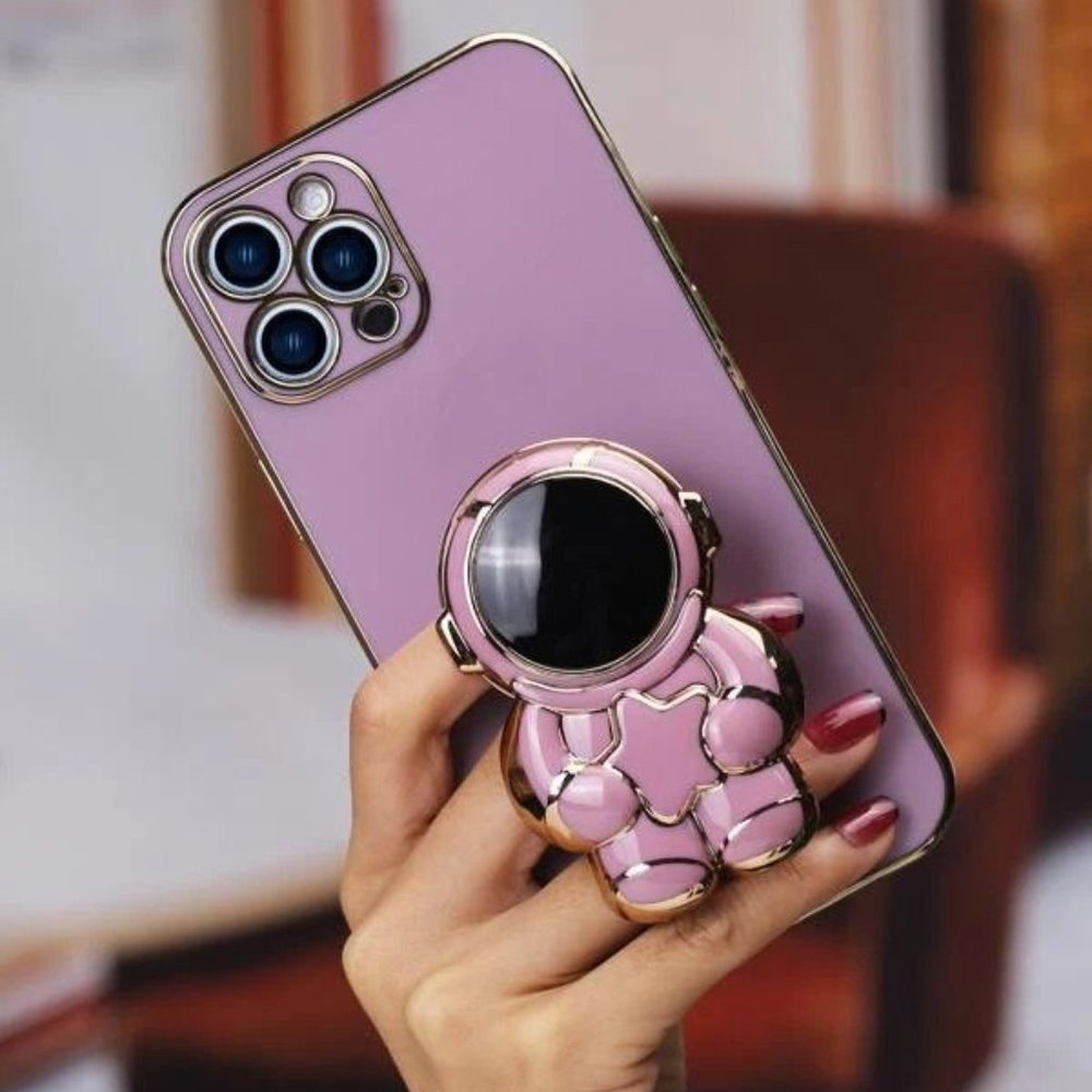 Phone Case With Astronaut Stand-Out Phone Grip for iPhone 11 - Picture 4 of 5